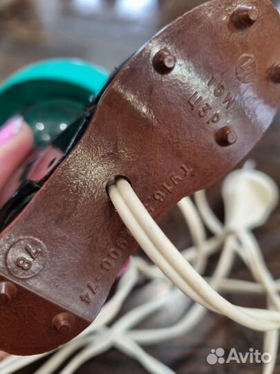 Светильник СССР рабочий Футбольная бутса и