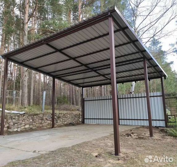 Установка заборов,навесов