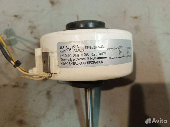 Моторчик внутреннего блока кондиционера