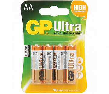 Батарейка щелочная GP LR6 (AA) Ultra Alkaline 1.5В