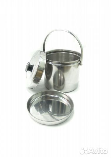 Котелок туристический с тарелкой Новый