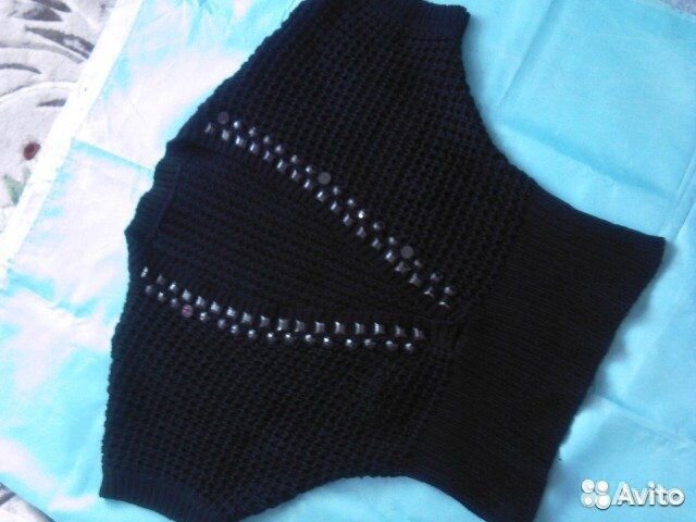 Шарф-палантин, шапочка ручной работы. Одежда