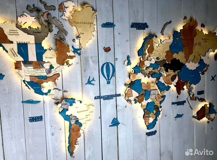 Декоративная карта России