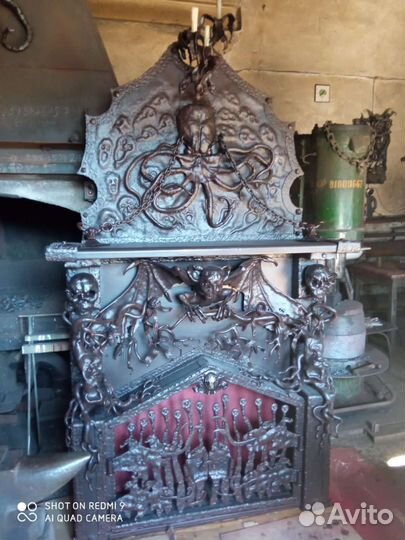 Кованый камин