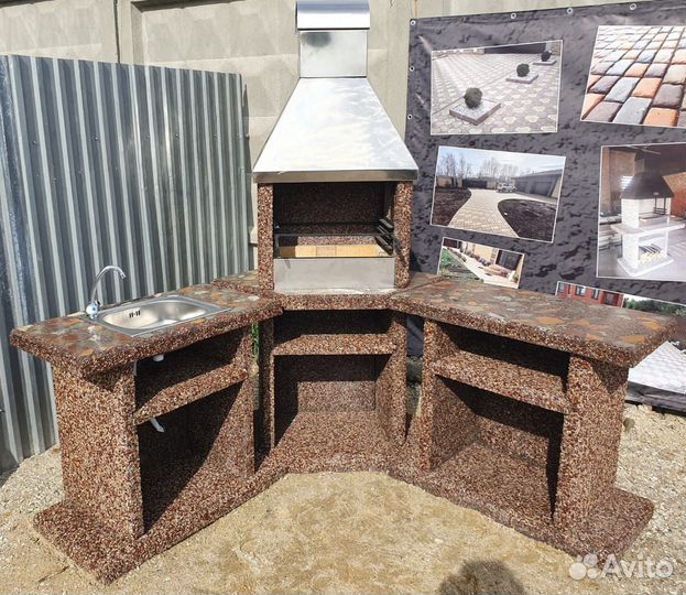 Модульные печи барбекю, гриль, мангал,казан