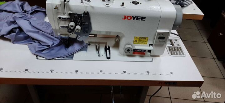 Двухигольная машина с отключением игл