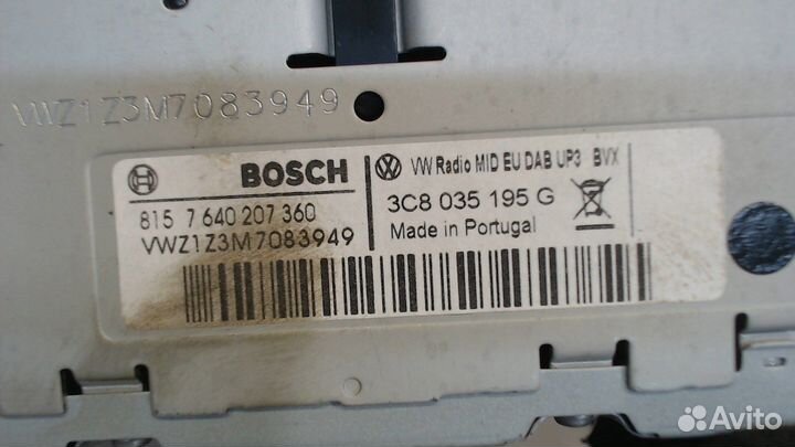 Магнитола Volkswagen Tiguan, 2012