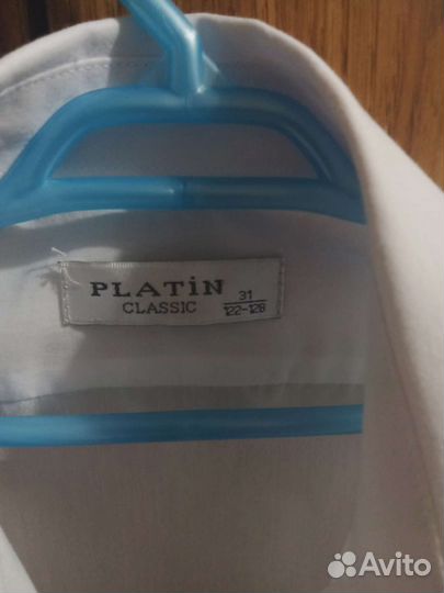 Рубашка школьная для мальчика 128