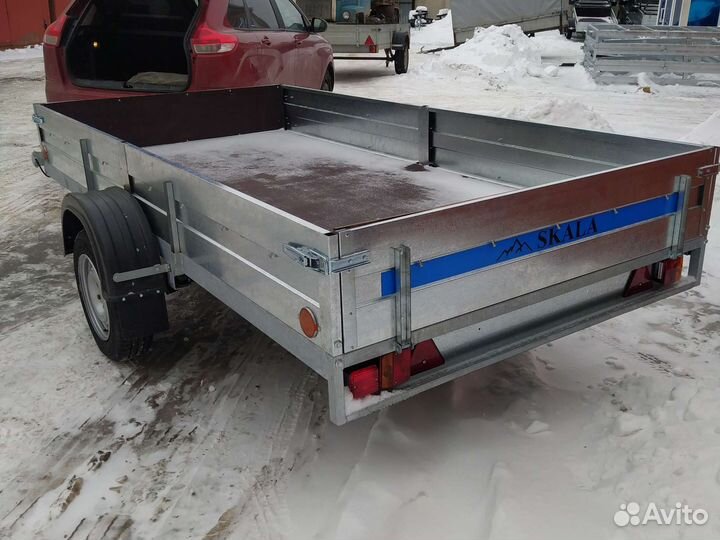 Прицеп оцинкованный 3000х1500мм с тентом 1,5м