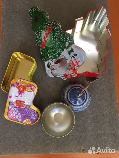 Жестяные баночки для хранения