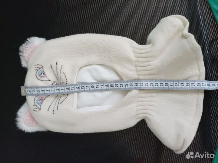 Шапка шлем для девочки