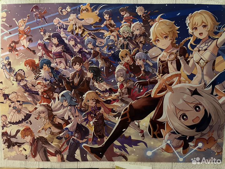 Плакат, постер “genshin impact”