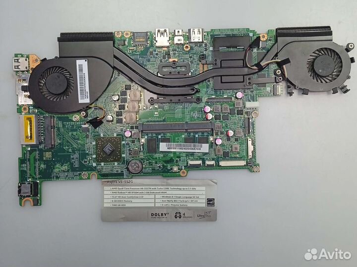 Acer v5 552 материнская плата и остатки