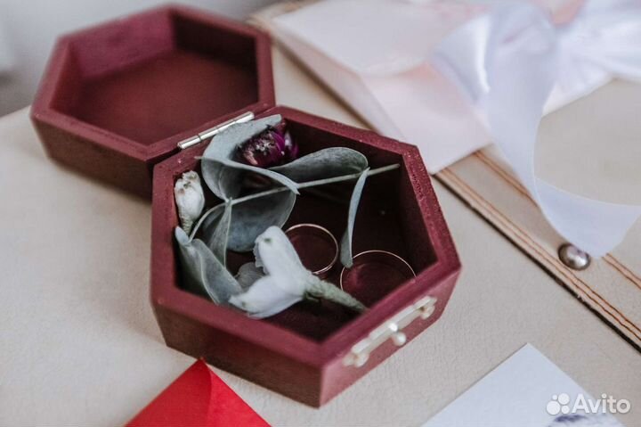 Шкатулка для свадебных колец