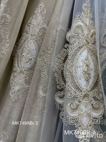 Шторы бархат велюр с вышивкой