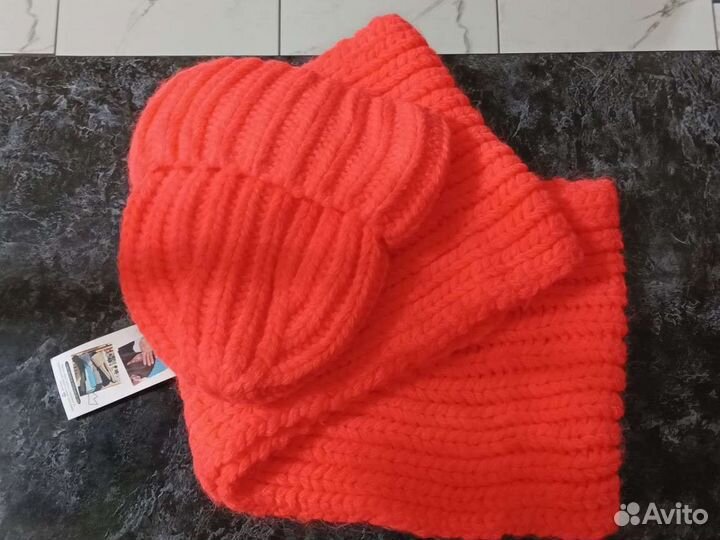 Комплект шапка и шарф