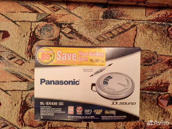 Портативный CD-проигрыватель Panasonic SL-SX 430