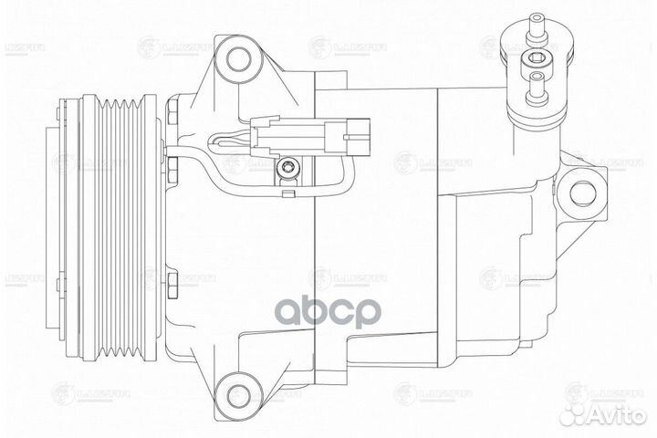 Opel Astra H 04- 1.6i/1.8i lcac 2129 luzar