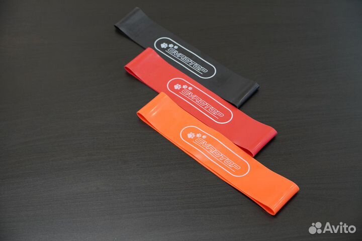 Фитнес резинка, 3 штуки самых мощных