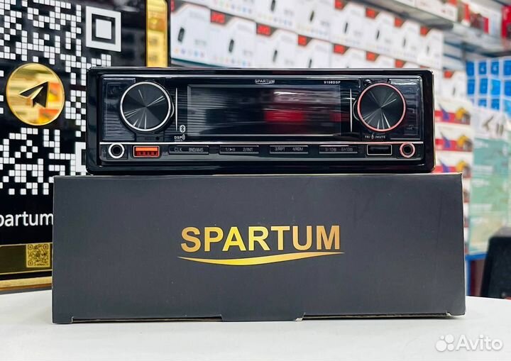 Процессорная магнитола spartum 9108DSP Siri+DSP