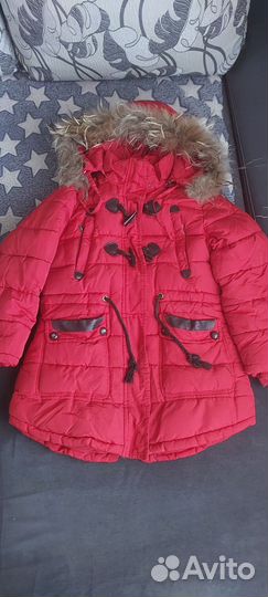 Зимняя куртка для девочки, размер 146