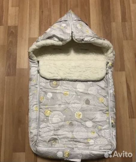 Зимний конверт в коляску