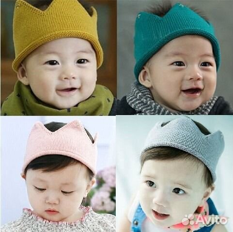 Новые. Мех. наушники и корона-шляпа