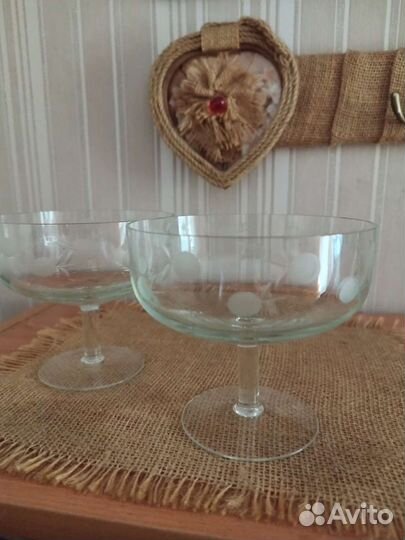 Вазочки стеклянные