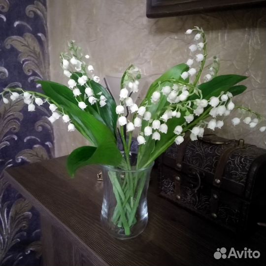 Ландыши цветы из холодного фарфора