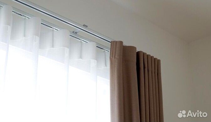 Профильные карнизы Люкс для тяжелого веса штор