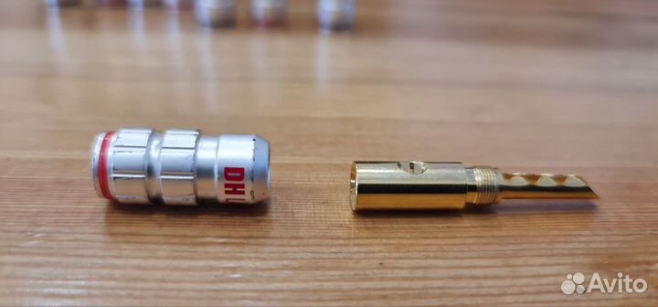 Dh labs banana z plugs gold 4 шт