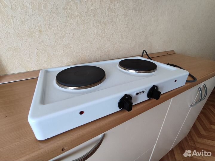 Новая Электроплитка Мечта 211Ч (2 конфорки) белая
