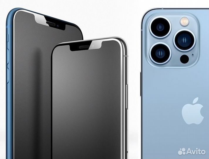 Матовые защитные стёкла для iPhone 13 / 13 pro