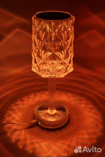 Кристальная лампа с пультом, 16 цветов