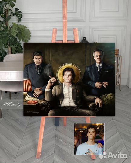 Портрет на холсте / Картины по фото