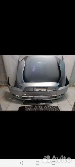 Бампер Mitsubishi Lancer X все цвета