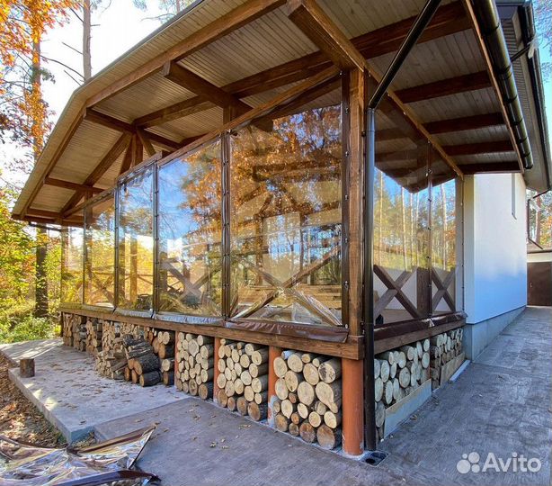 Гибкие и мягкие окна для террас