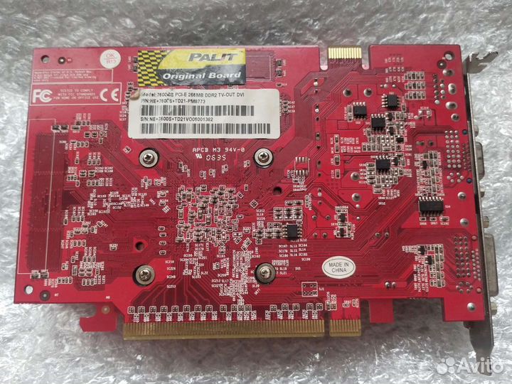 Видеокарта palit 7600 GS