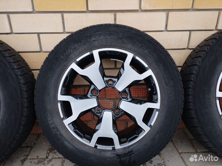 Оригинальные литые диски R16 5x139.7 с Pirelli