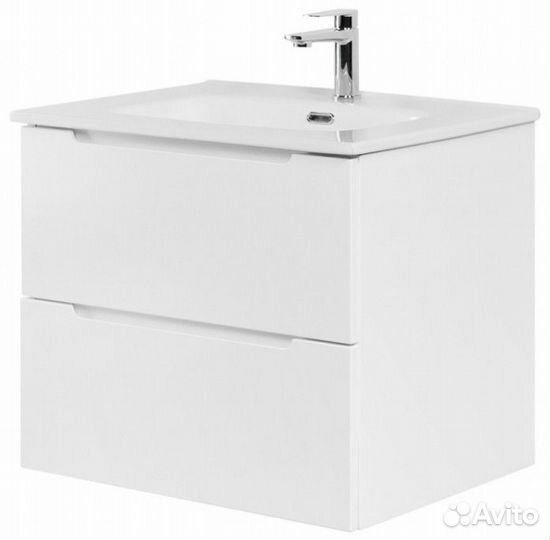 Тумба с раковиной BelBagno Etna 70-BB700ETL Bianco Lucido