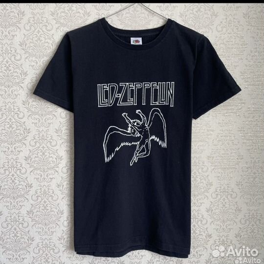 Футболка LED zeppelin мерч винтаж