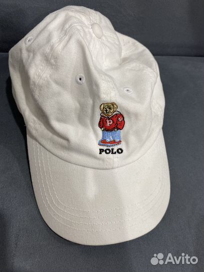 Кепка polo ralph lauren белая