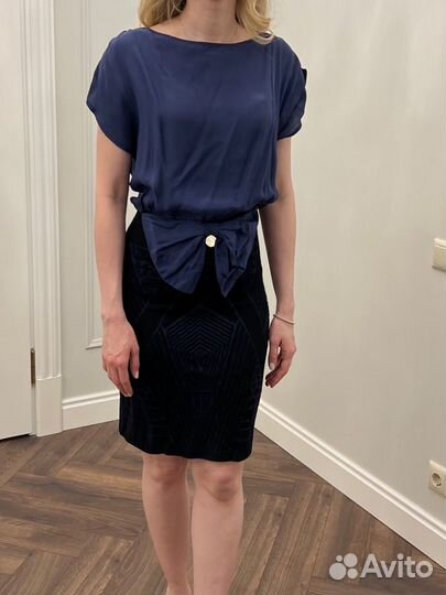 Платье трикотажное, коктейльное платье