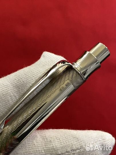 Серебряная ручка, 925 пробы. Германия. Новая