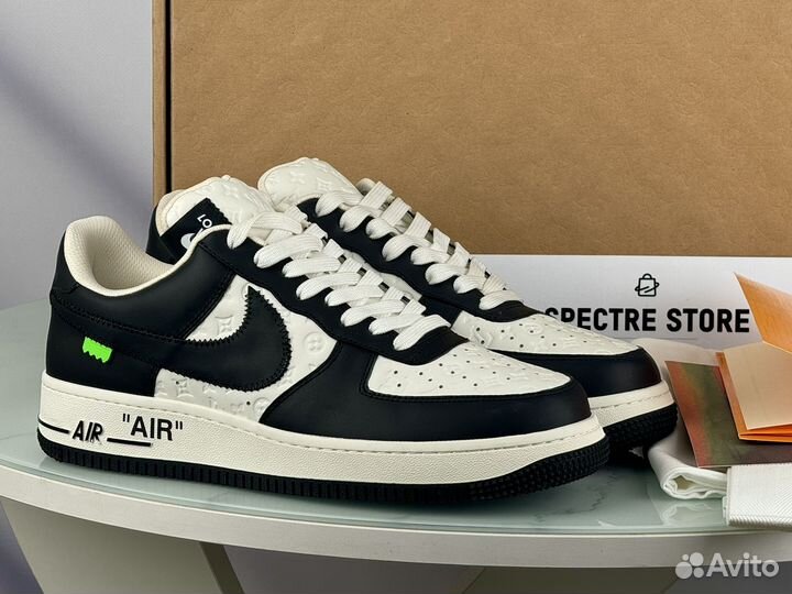 Кроссовки Louis Vuitton X Nike Air Force 1 Black