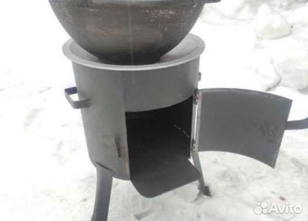 Казан 12 литров с печью