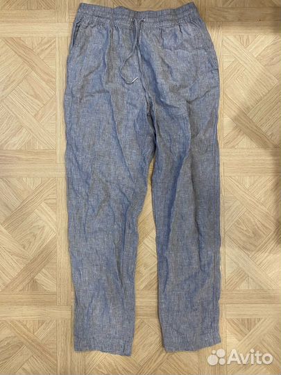 Штаны льняные hm
