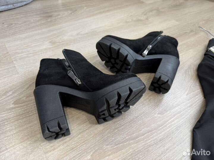 Ботильоны замшевые 36 размер