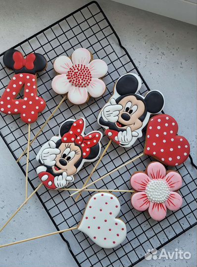 Имбирные пряники/топперы на торт/подарок в школу