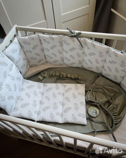Бортики в кроватку тонкие